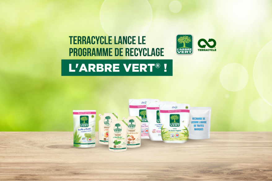 L'Arbre Vert lance le premier programme de recyclage des recharges de lessive 