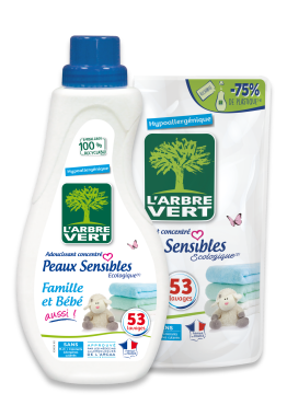 Lessive liquide hypoallergénique au savon végétal L'Arbre Vert